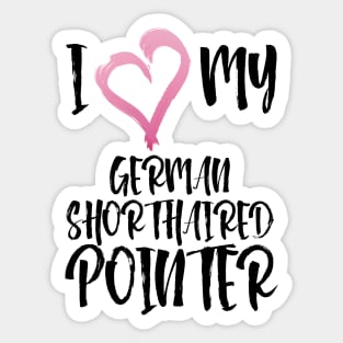 I love my German Shorthaired Pointer in oval! Especially for GSP owners! Sticker